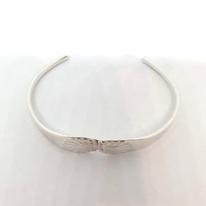 Sterling Silver shell pattern wrist cuff - Silver Rose Jewellery