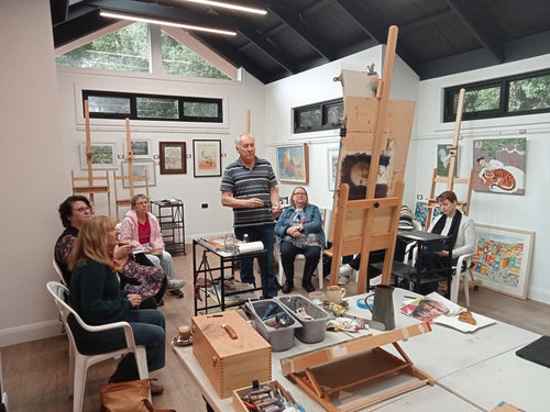 Thursday morning art classes with Trevor Newman -9  May - 6 June ; 10am -1pm