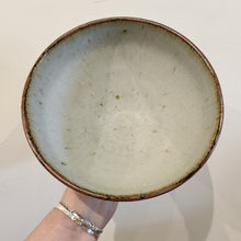 Load image into Gallery viewer, Stoneware bowl with ash glaze and bare clay 3