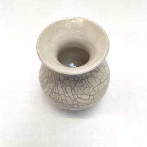 Hand made wheel thrown stoneware vase - Marjorie Molyneux