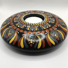 Load image into Gallery viewer, Large Tea Light Holder - Autumn colours - Gone Dotty