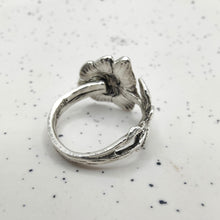 Load image into Gallery viewer, Hildesheim Rose Spoon Ring - Silver Rose Jewellery