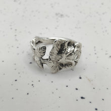 Load image into Gallery viewer, Hildesheim Rose Spoon Ring - Silver Rose Jewellery