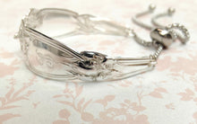 Load image into Gallery viewer, Antique Sterling Silver spoon bracelet