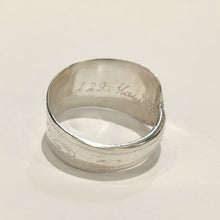 Load image into Gallery viewer, German Sterling Silver spoon ring (dated 1890)