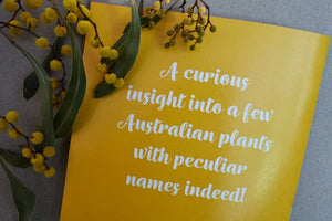 'Plants with Peculiar Names' - Children's Information Book by Zinia King.