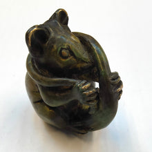 Load image into Gallery viewer, Possum holding tail- bronze miniature by Silvio Apponyi