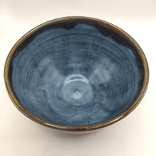 Load image into Gallery viewer, Teal & Grey Ridged Ceramic Bowl - Rachel Buxton