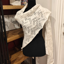 Load image into Gallery viewer, Wisteria Shawl in local wool - Gaye Becis