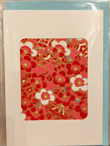Greeting card - Japanese Chiyogami Paper #3 - Lorraine Lee Designs