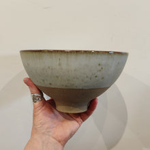 Load image into Gallery viewer, Stoneware bowl with ash glaze and bare clay 3