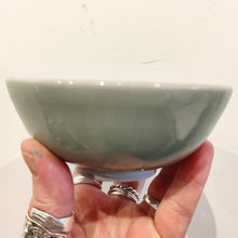 Load image into Gallery viewer, Olive green glazed dip / condiment bowls