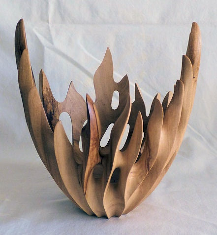 Myriad of Spikes and Voids- Wooden Sculpture - Henry Pamula