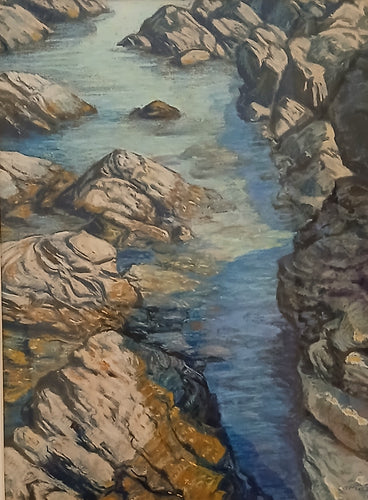 Sheltered Waters - pastel - Cathi Steer