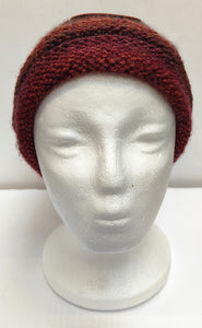 Hand knitted Bi Colour slouch hat #106 - Loris Abercrombie