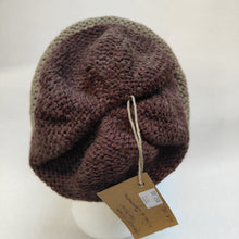 Load image into Gallery viewer, Hand knitted hat with Brim and Pin #110 - Loris Abercrombie