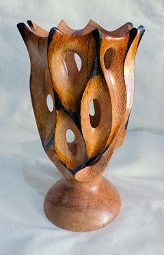 Voided Chalice - Wooden Sculpture