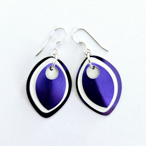 Metallic purple droplets  - Rare Hare Designs
