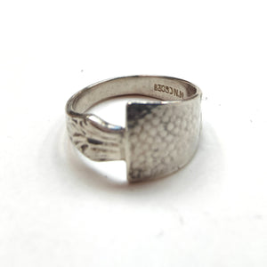 Vintage Norwegian Silver Spoon Ring 