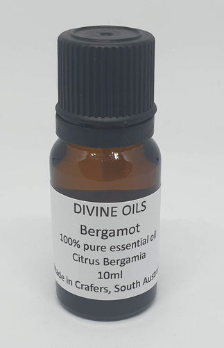 Bergamot 100% Essential Oil 10ml - Divine Oils