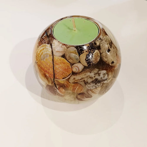 Ocean shells candle holder - Belong Design