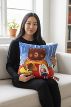 Load image into Gallery viewer, Inner Child Series Cushion Cover - Good Night Eddie Bear