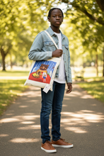 Load image into Gallery viewer, Inner Child Series Tote Bag - Good Night Eddie Bear