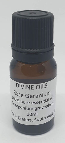 Rose Geranium 100% Essential Oil 10ml - Divine Oils