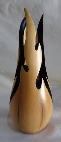 Tiny Standing Spirit - wooden sculpture - Henry Pamula