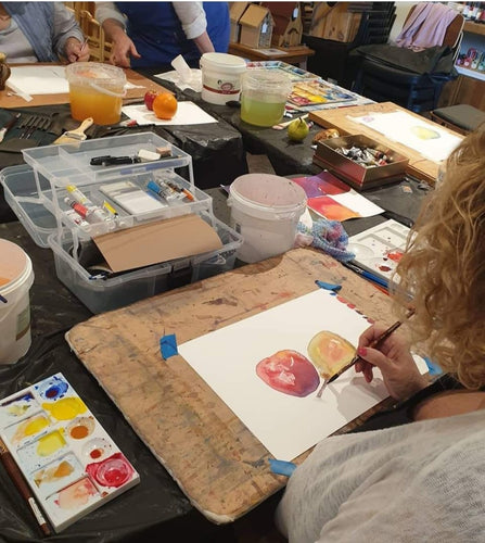 Advanced Watercolours  with Robin Hicks: Fridays Sept 5 - Oct 10 : 10am - 1pm