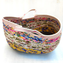 Load image into Gallery viewer, Rope and fabric carry basket - Large - Erica McNicol