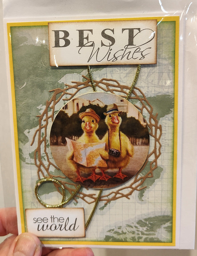 Greeting card - See the world - Kaye Esplin