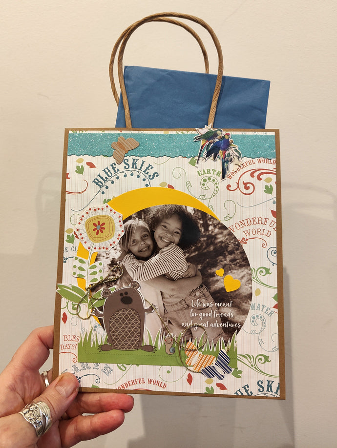 Gift Bag - Blue Skies - Kaye Esplin