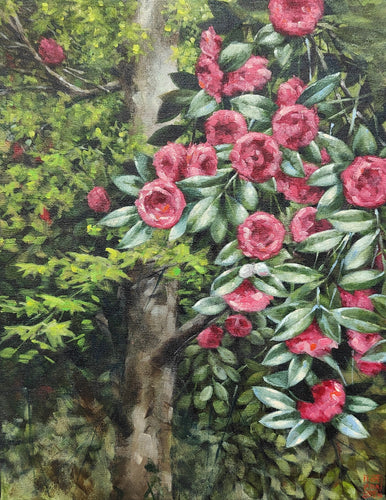 Camelia Study 2 - Oils - Lisa Losada