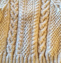 Load image into Gallery viewer, Hand Knitted Cream Wool Baby Cardigan