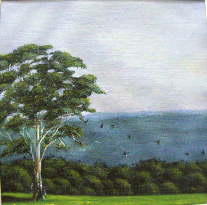 Sentinel - acrylic on canvas - Tracey Vale