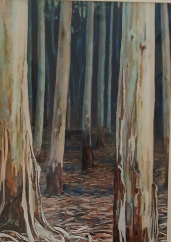 Dark Forest - pastel - Cathi Steer