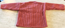 Load image into Gallery viewer, Hand Knitted Children's Cardigan – Dusty Rose