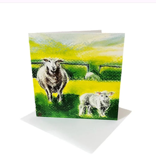 Greeting Card - Ewe and Lamb - Kendra Chang