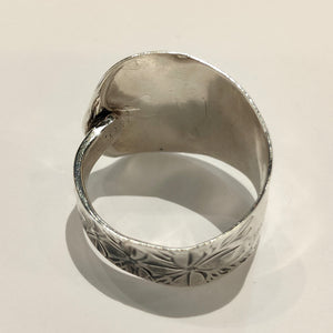 Art Nouveau spoon ring - size P