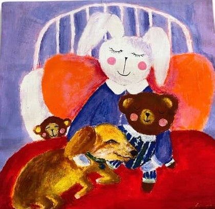 Greeting Card - Good Night Honey Bunny