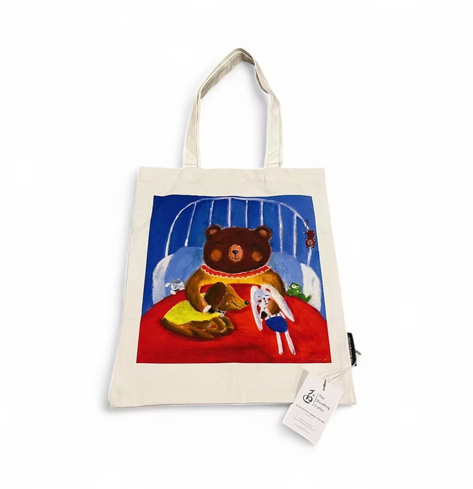 Inner Child Series Tote Bag - Good Night Eddie Bear
