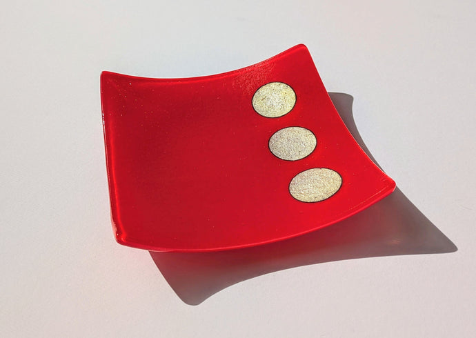 Holiday Baubles - cake plate - Christine Byrne