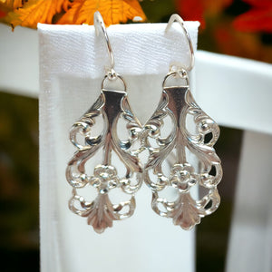 Viking Rose Spoon earrings