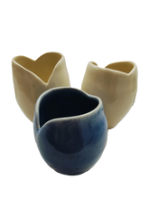 Load image into Gallery viewer, Blue Ceramic posy holders - Marjorie Molyneux