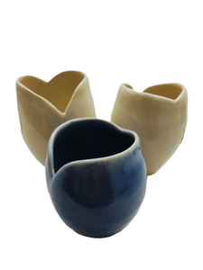 Blue Ceramic posy holders - Marjorie Molyneux