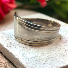 Load image into Gallery viewer, 1946 Sheffield Sterling silver spoon ring - Silver Rose Jewellery
