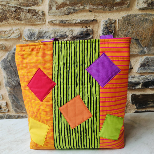 Colourful Fabric Tote Bag - Pen Morrison