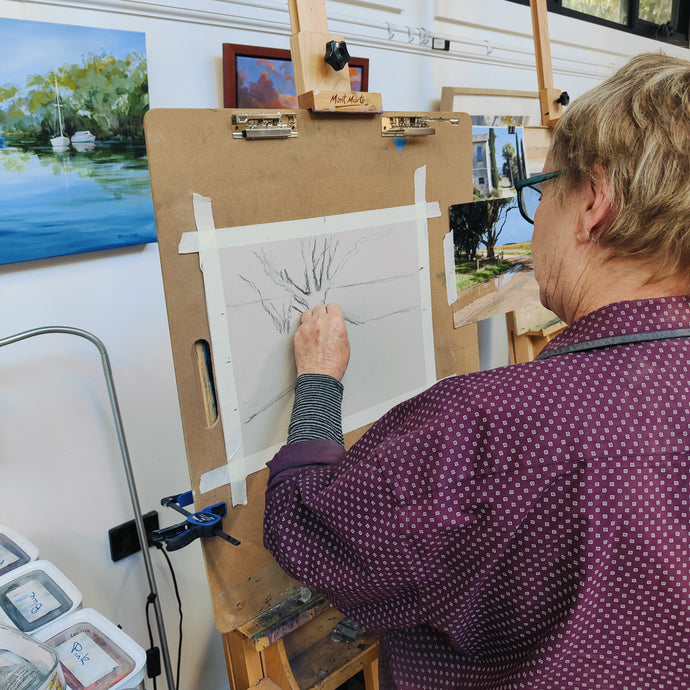 Thursday morning art classes with Trevor Newman - 1 May to 29 May ; 10am -1pm