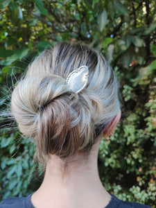 Vintage sterling silver hair pin - Silver Rose Jewellery